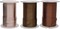 The Beadsmith Wire Elements 22-Gauge Lacquered Tarnish-Resistant Copper Wire for Jewelry Making, 4-8 Yard, 18.29 Meter Spools (Antique Copper, Vintage Bronze, & Rose Gold Color)